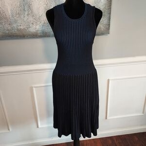 FRENCH Connection Knit Pleated Stretch dress Sz-8